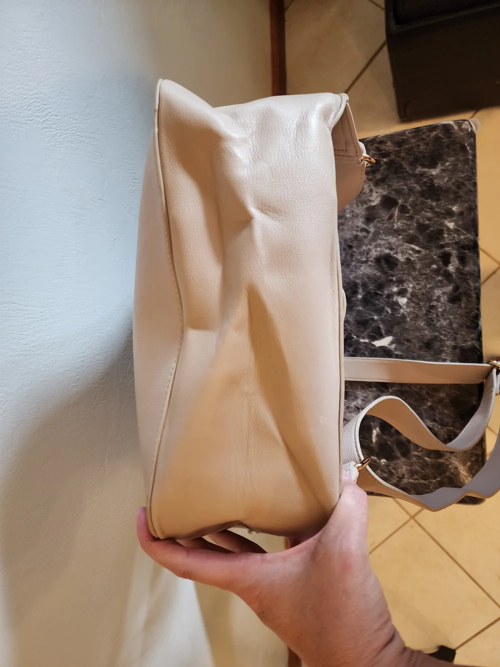 Hollis Loverlie Cream Laptop Backpack